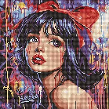Алмазная мозаика - "Современная Белоснежка" ©art_selena_ua, 40х40см