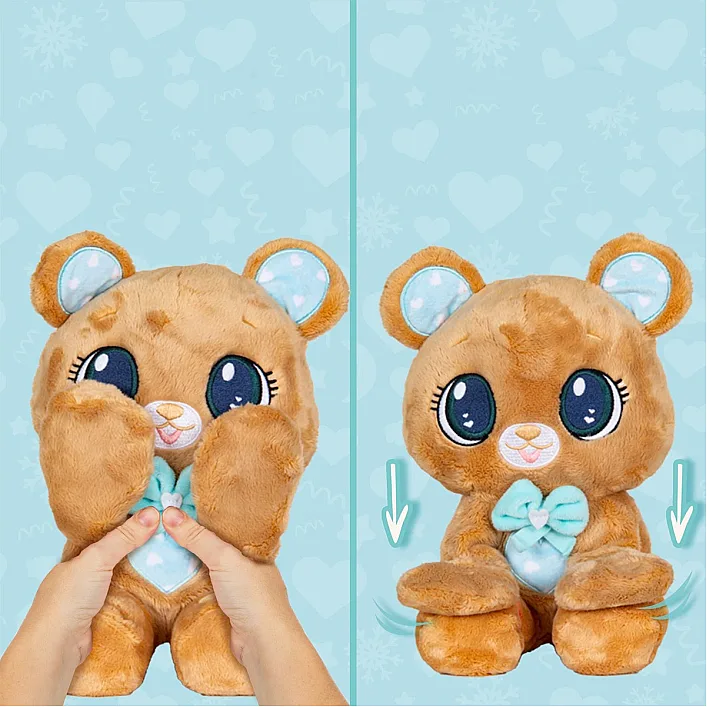М’яка іграшка PEEKAPETS – КОРИЧНЕВИЙ ВЕДМЕДИК