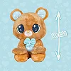М’яка іграшка PEEKAPETS – КОРИЧНЕВИЙ ВЕДМЕДИК