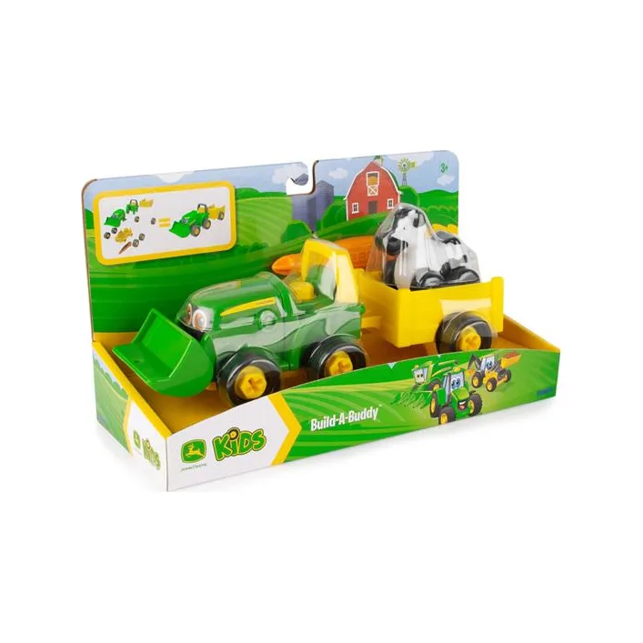 Конструктор John Deere Kids Трактор с ковшом и прицепом (47209)