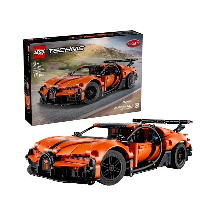 Конструктор LEGO Technic Гіперкар Bugatti Chiron Pur Sport 771 Деталь (42222)
