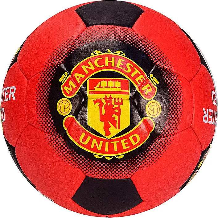 Мяч футбольный MANCHESTER UNITED Манчестер Юнайтед №5, PU 420 грамм, 32 панели,Пакистан,сетка+игла в комплекте