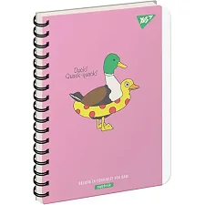 Тетрадь для записей YES В6 144 л. пласт. обкл. Duck (Кнц1896)