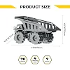 Колекційна модель-конструктор Metal Time Quarry Transporter Кар'єрний самоскид механічний (MT014)