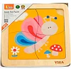 Дерев'яний мініпазл Viga Toys Метелик, 4 ел. (50136)
