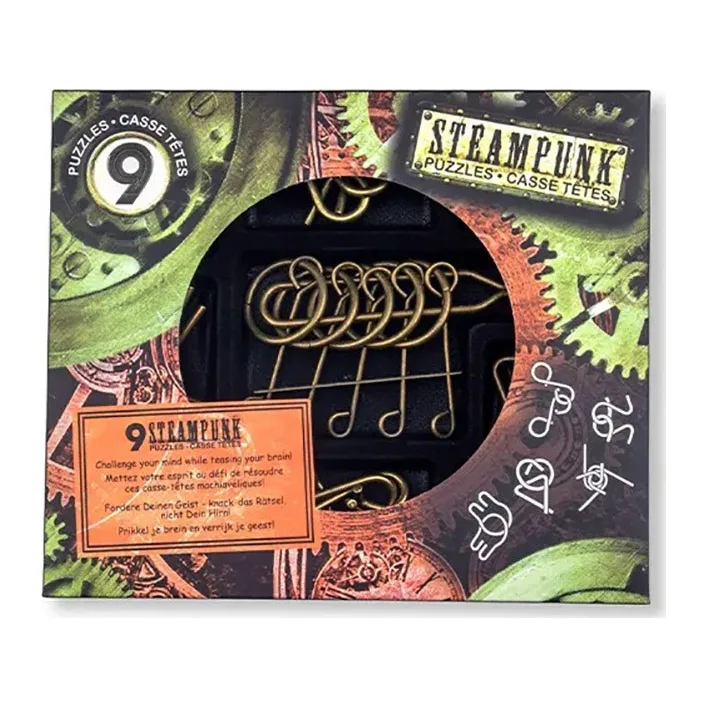Набір головоломок 9 Steampunk Puzzles | Brown set 473206