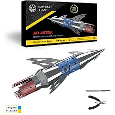 Колекційна модель-конструктор Metal Time Ad Astra Космічна ракета механічна (MT050)