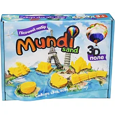 Набор для творчества "Mundi sand" Strateg 39000, 9 формочек