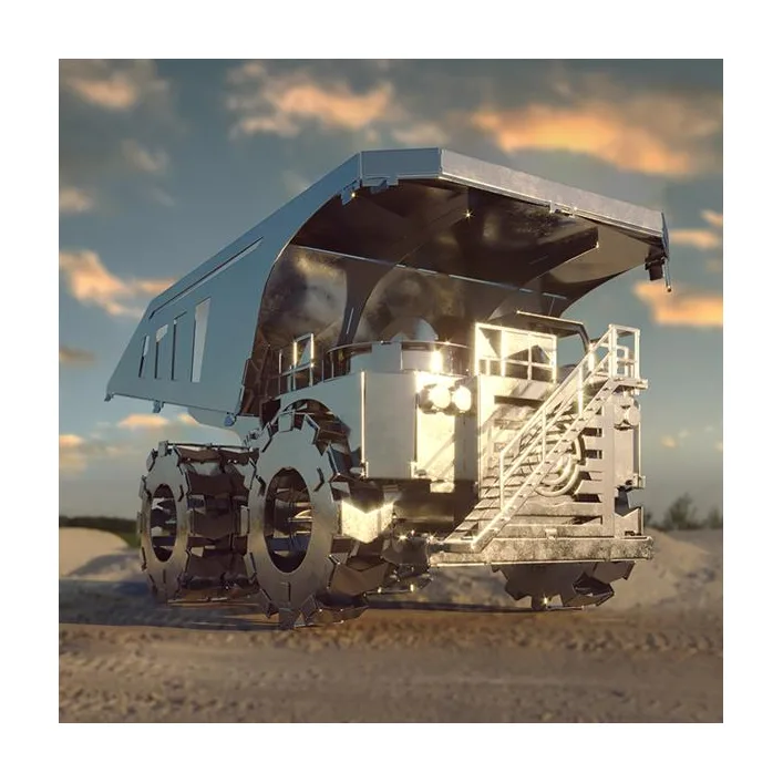 Колекційна модель-конструктор Metal Time Quarry Transporter Кар'єрний самоскид механічний (MT014)