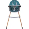 Стульчик для кормления LUMI ME 1111 Teal экокожа