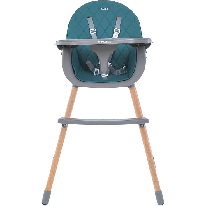 Стульчик для кормления LUMI ME 1111 Teal экокожа