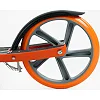 Самокат двухколесный "Best Scooter" FL-80811 (4) стальная рама, ручной тормоз, колеса PU 200мм, 1 амортизатор передний, в коробке