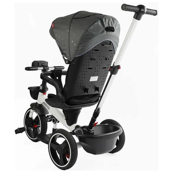 Велосипед 9155 / 603-85 BestTrike "Marco" (1) поворотное сиденье, складной руль, колеса с прорезиненным PU, корзина, телескопическая ручка, фара музыкальная