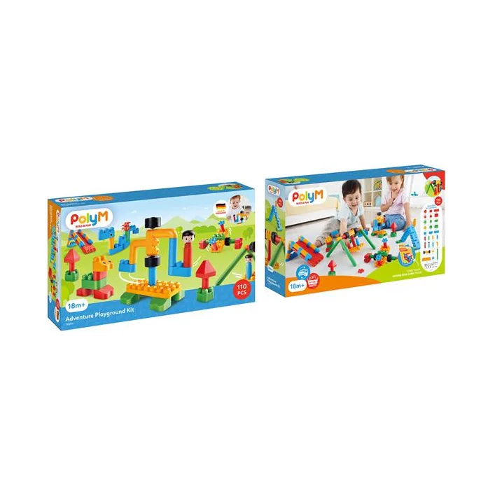 Конструктор PolyM Игровая площадка 110 деталей (760011)