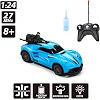 Автомобиль Spray Car на р/у – Sport (голубой, 1:24, свет, функция туман)
