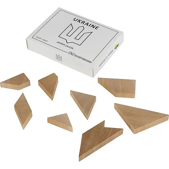 Набір дерев'яних головоломок "Wooden mini puzzle set #2" set2en 6 штук