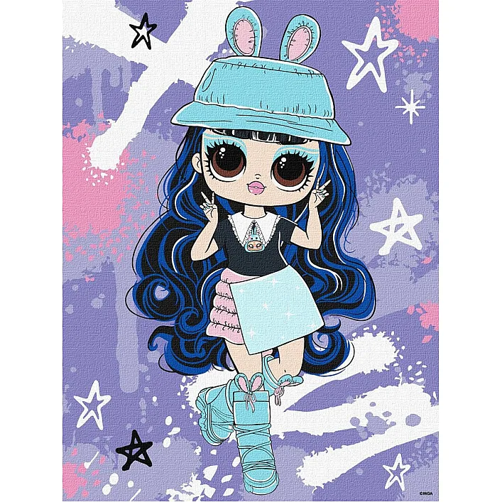 Картина по номерах "Tweens LOL Skate Dance Aya Cherry" 30х40 см
