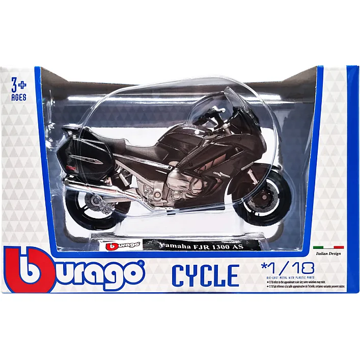 Дитяча модель Мотоцикла "Yamaha FJR 1300 AS" Bburago 18-51030-20 масштаб 1:18