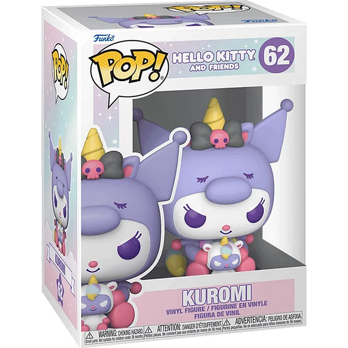 Ігрова фігурка FUNKO POP! cерії "Sanrio: Hello Kitty" - КУРОМІ (ВЕЧІРКА ЄДИНОРОГІВ)