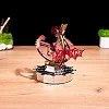 Коллекционная модель-конструктор Metal Time Sun Chaser Dragon Stand Clock Солнечные часы (MT025)