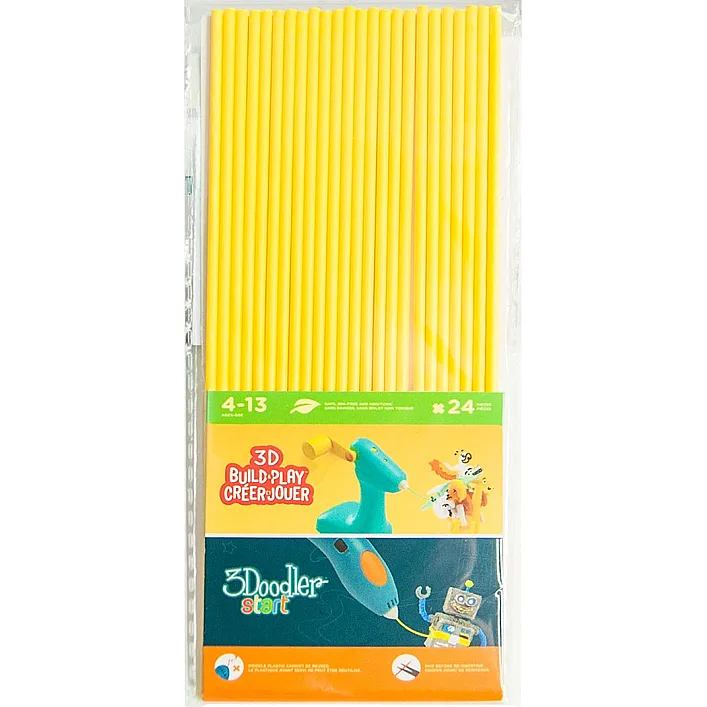 Набор Стержней Для 3D-Ручки 3Doodler Start (Желтый)