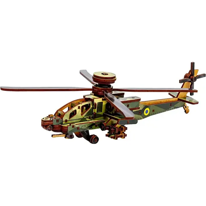 Дерев'яний 3D конструктор Sky Chopper Puz-00954 PuzzleOk (Дер9825)