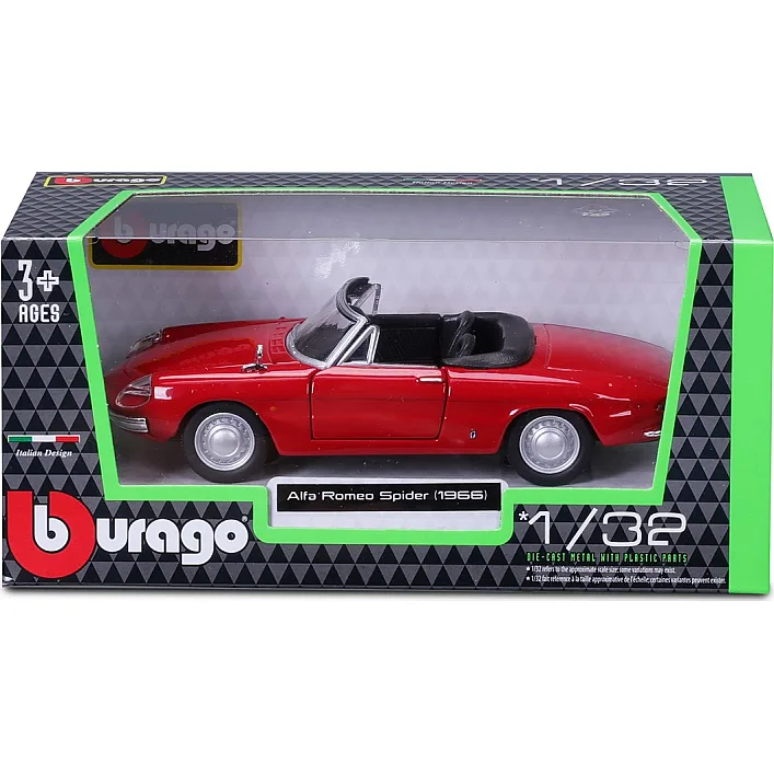 Автомодель – ALFA ROMEO SPIDER 1966 18-43047 (Маш0168)