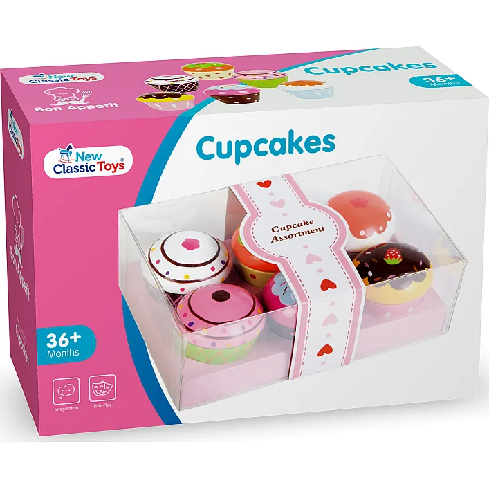 Асортименти кексів, New Classic Toys, в подарунковій коробці, 6 шт.