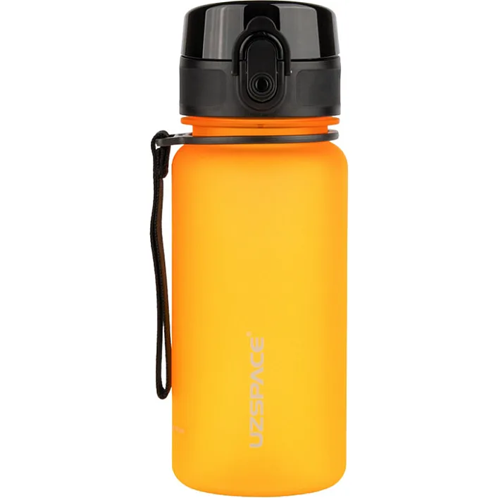 Бутылка для воды UZSPACE 3034(Orange) 350 мл, оранжевая