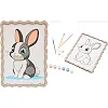 Картина по номерах "Кролик" дерев'яна, формат А4 Puz-22944 PuzzleOk (Нас2444)