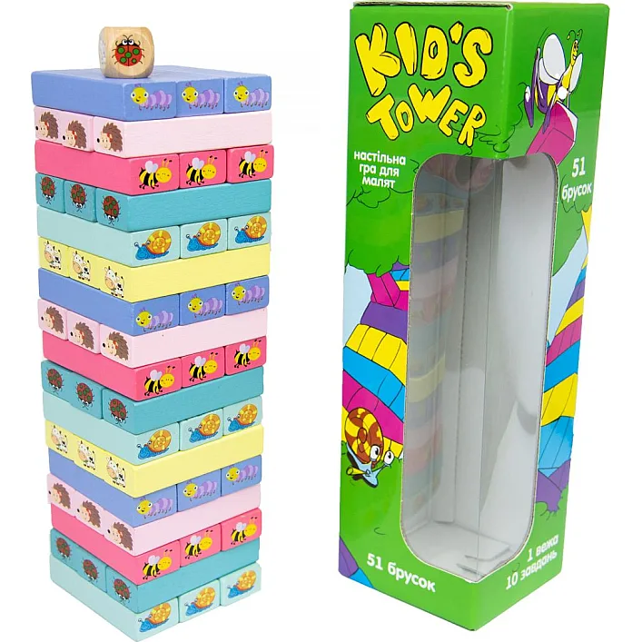 Настольная игра "Kid's Tower", укр