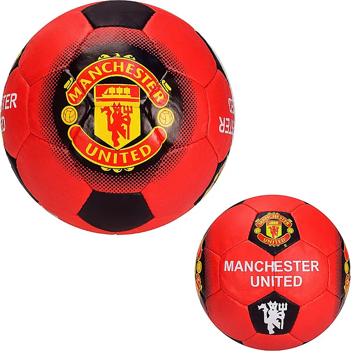Мяч футбольный MANCHESTER UNITED Манчестер Юнайтед №5, PU 420 грамм, 32 панели,Пакистан,сетка+игла в комплекте