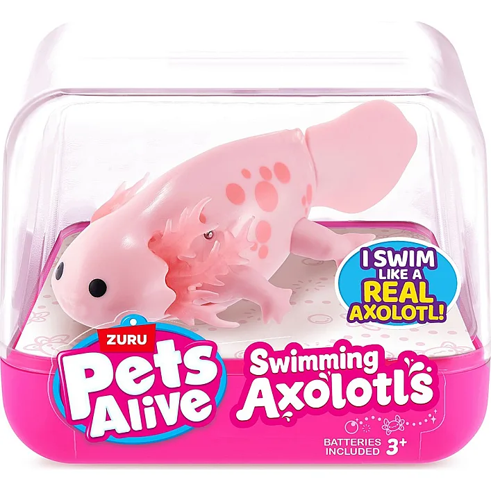 Интерактивная игрушка Pets Alive – Аксолотль (розовый)