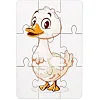 Деревянный пазл-раскраска "Гусочка" А5 Puz-22937 PuzzleOK (Дер4937)
