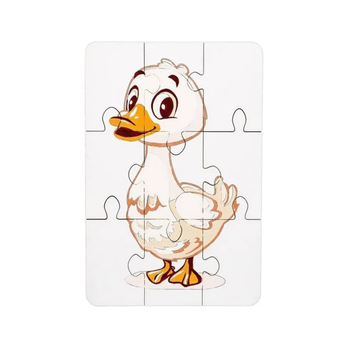 Деревянный пазл-раскраска "Гусочка" А5 Puz-22937 PuzzleOK (Дер4937)