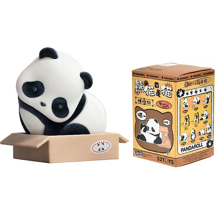 Колекційна фігурка POP TOP 52Toys серії "Panda Roll" - МЯВ ПАНДИ (у дисп., в ас.)