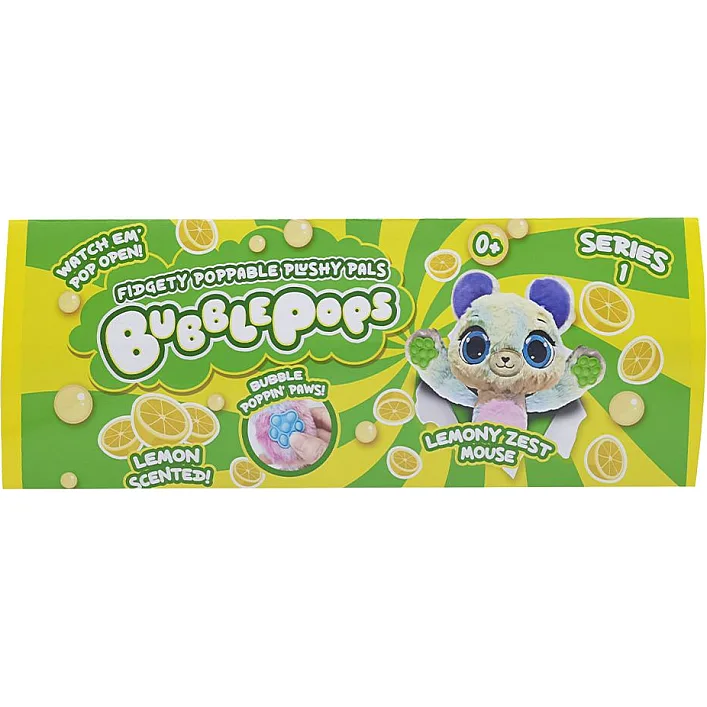 М’яка іграшка з ароматом "Bubble Pops. Лимонне мишеня" (34 см)