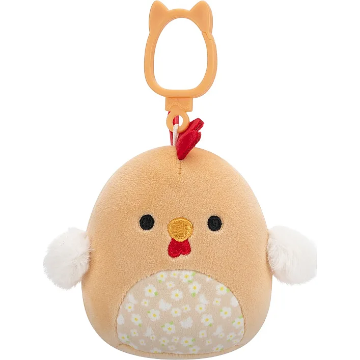 Мягкая игрушка на клипсе Squishmallows – Петушок Рути