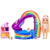 Игровой набор с куклой Rainbow High – Радужный праздник в бассейне