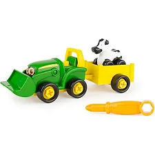 Конструктор John Deere Kids Трактор с ковшом и прицепом (47209)