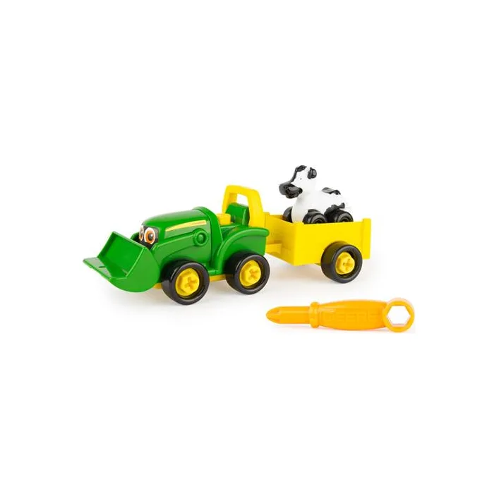 Конструктор John Deere Kids Трактор с ковшом и прицепом (47209)