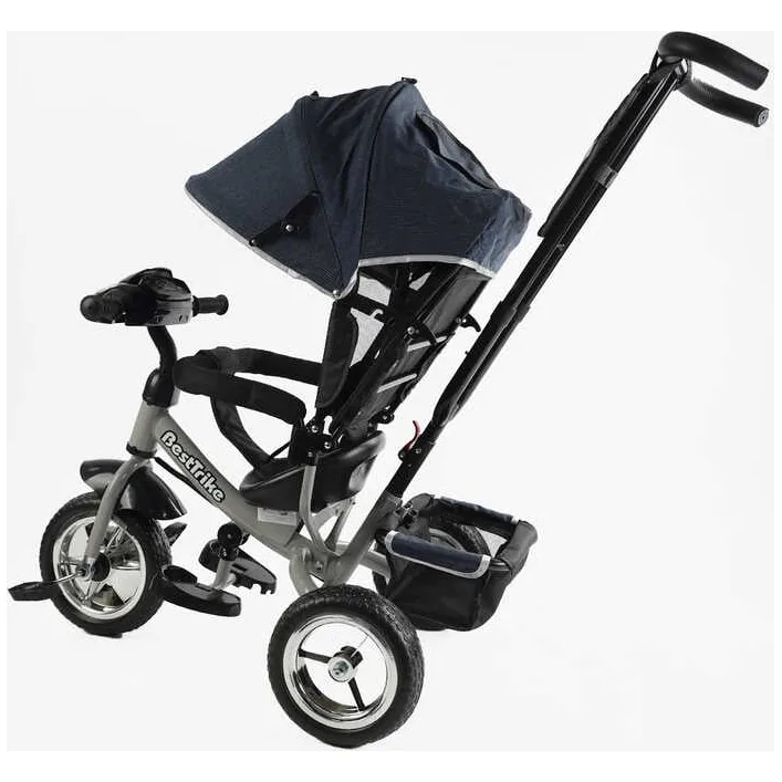 Велосипед 3-х колесный 6588 / 60-714 Best Trike (1) КОЛЕСО ПЕНА, d=25см переднее, d=20см задние, фара музыкальная, USB, Bluetooth, в коробке