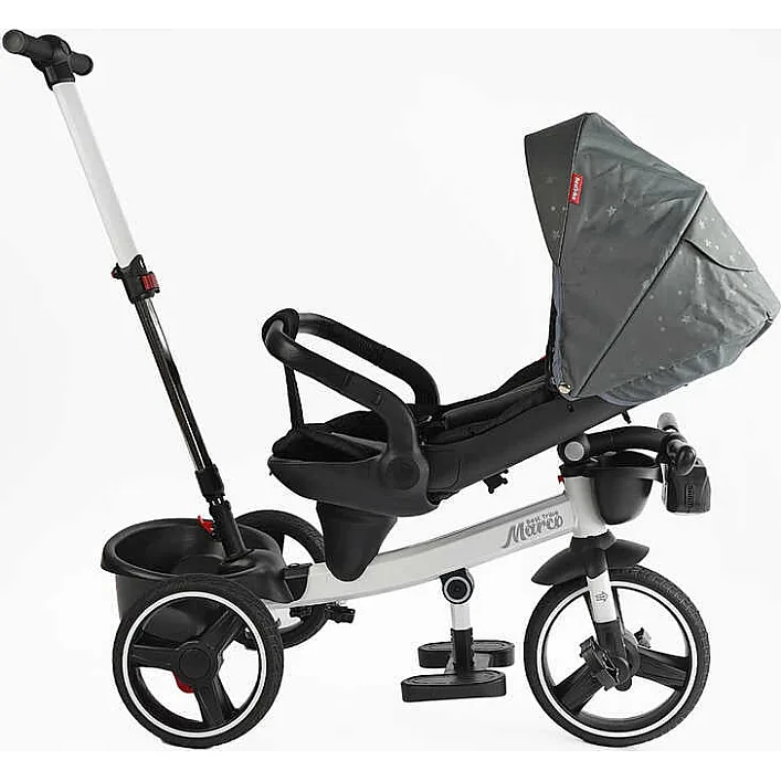 Велосипед 9155 / 603-85 BestTrike "Marco" (1) поворотное сиденье, складной руль, колеса с прорезиненным PU, корзина, телескопическая ручка, фара музыкальная