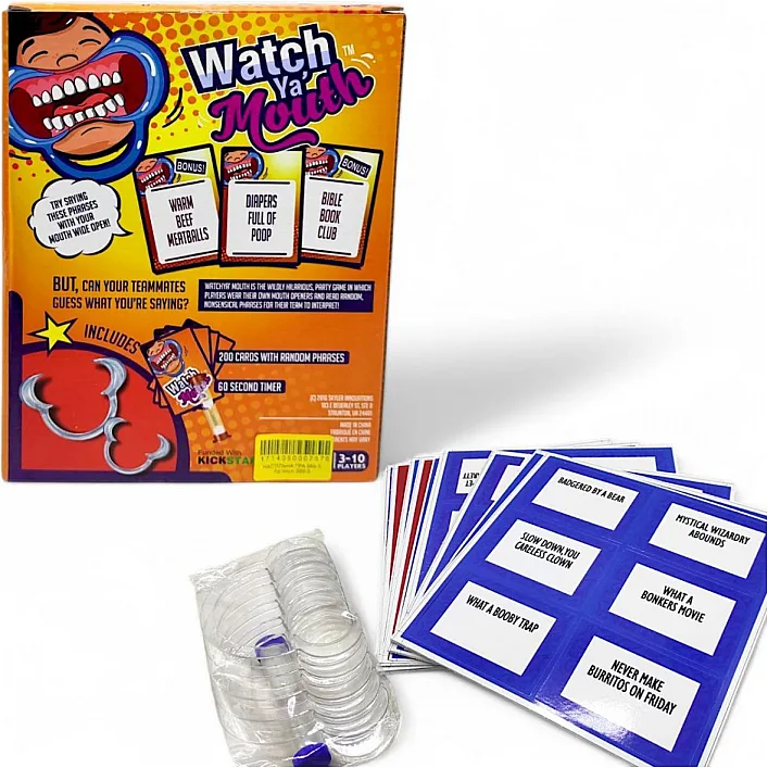 Настольная игра "Watch Yaʼ Mouth", англ