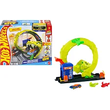 Игровой набор "Спиральная атака Змеи" JBM63 серии "Опасные создания" Hot Wheels (Нас9849)