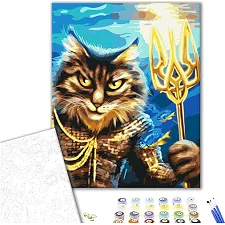 Картина за номерами: Котик український Нептун BS53123 р. 40*50 см. Brushme (Нас1098)