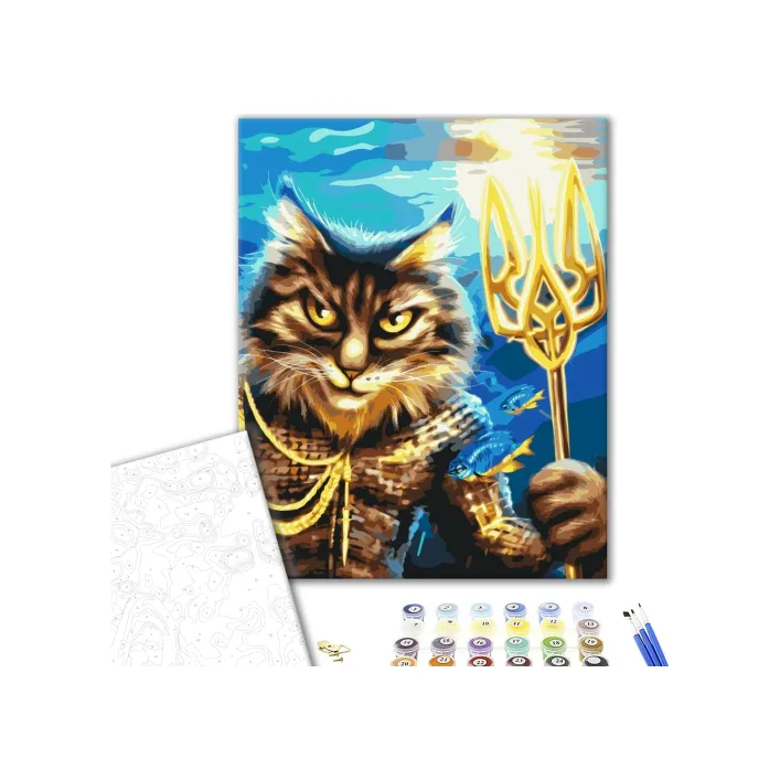 Картина за номерами: Котик український Нептун BS53123 р. 40*50 см. Brushme (Нас1098)