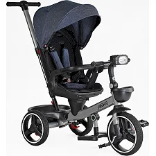 Велосипед 9155 / 303-19 BestTrike "Marco" (1) поворотное сиденье, складной руль, колеса с прорезиненным PU, корзина, телескопическая ручка, фара музыкальная