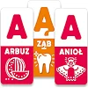 Настольная обучающая игра ABC tęcza 360135, 48 карточек