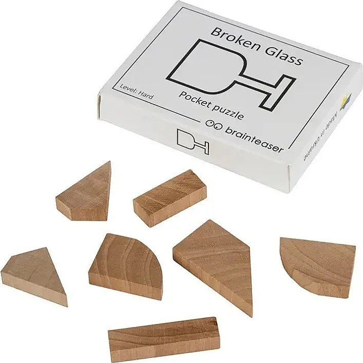 Набір дерев'яних головоломок "Wooden mini puzzle set #2" set2en 6 штук